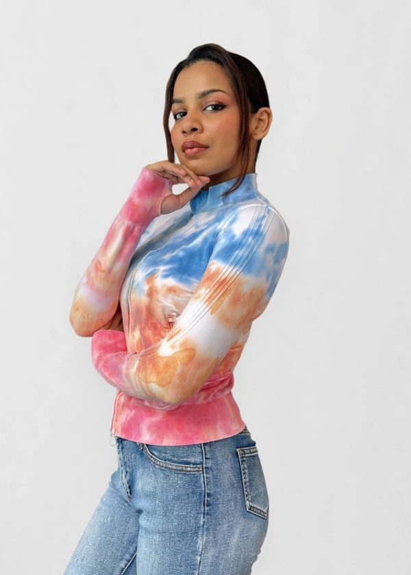 CJKT-02 Seamless Tie Dye Jacket