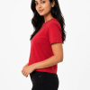 CVD005_Red01 (Medium) Seamless Easy Crew Tea