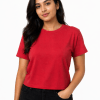 CVD005_Red03 (Medium) Seamless Easy Crew Tea