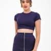 oceancavern1 Seamless Crop Tee - Ocean Cavern