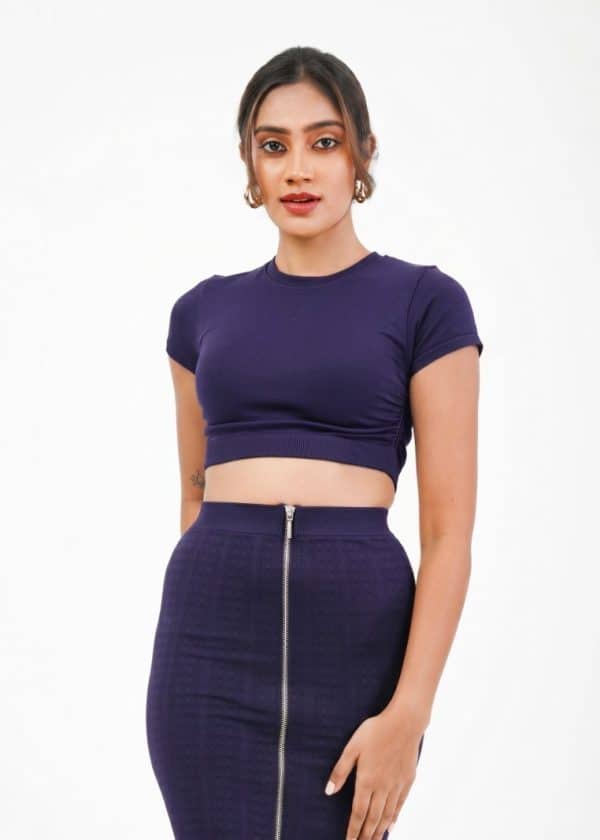oceancavern1 Seamless Crop Tee - Ocean Cavern
