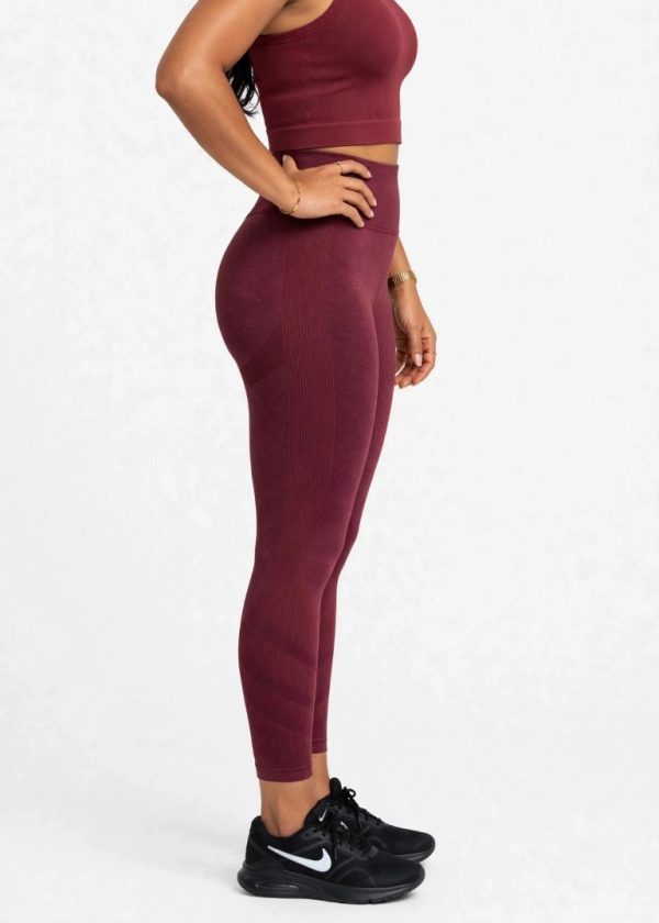 CVS002-Merlot 02 (Medium) Seamless Movin N Groovin Legging