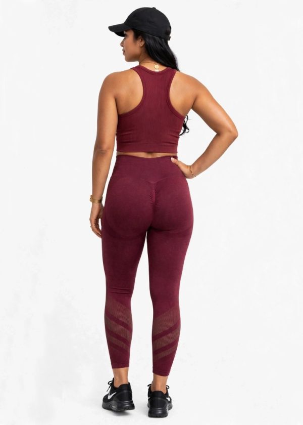 CVS002-Merlot 03 (Medium) Seamless Movin N Groovin Legging